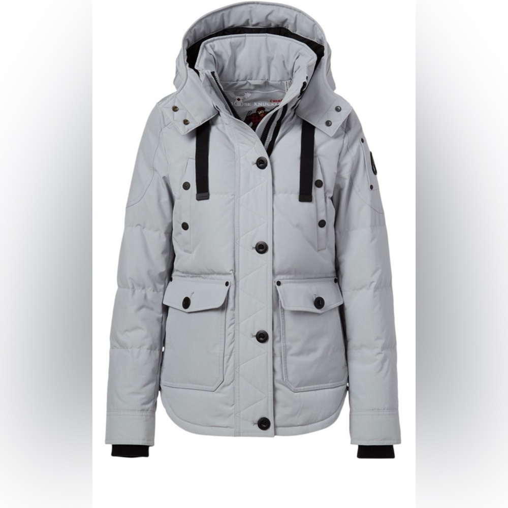New Moose Knuckles Gray Jacket